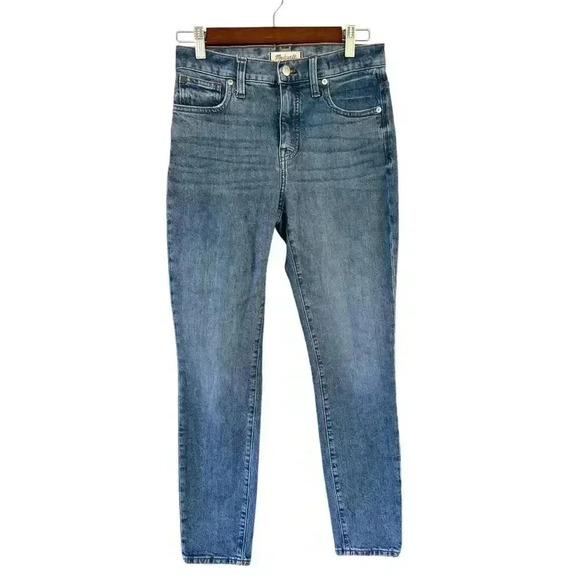 Madewell Pants - Madewell 9" High Rise Skinny Jeans Size 26 Medium Wash Stretchy Ankle